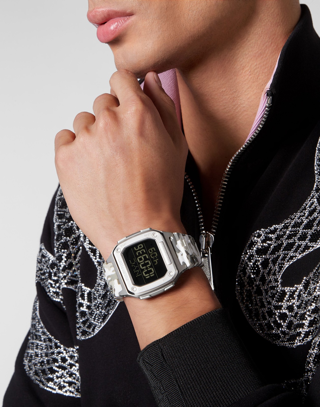 Philipp Plein Multicolour Unisexs Digital Watch Hyper $hock PWHAA1522