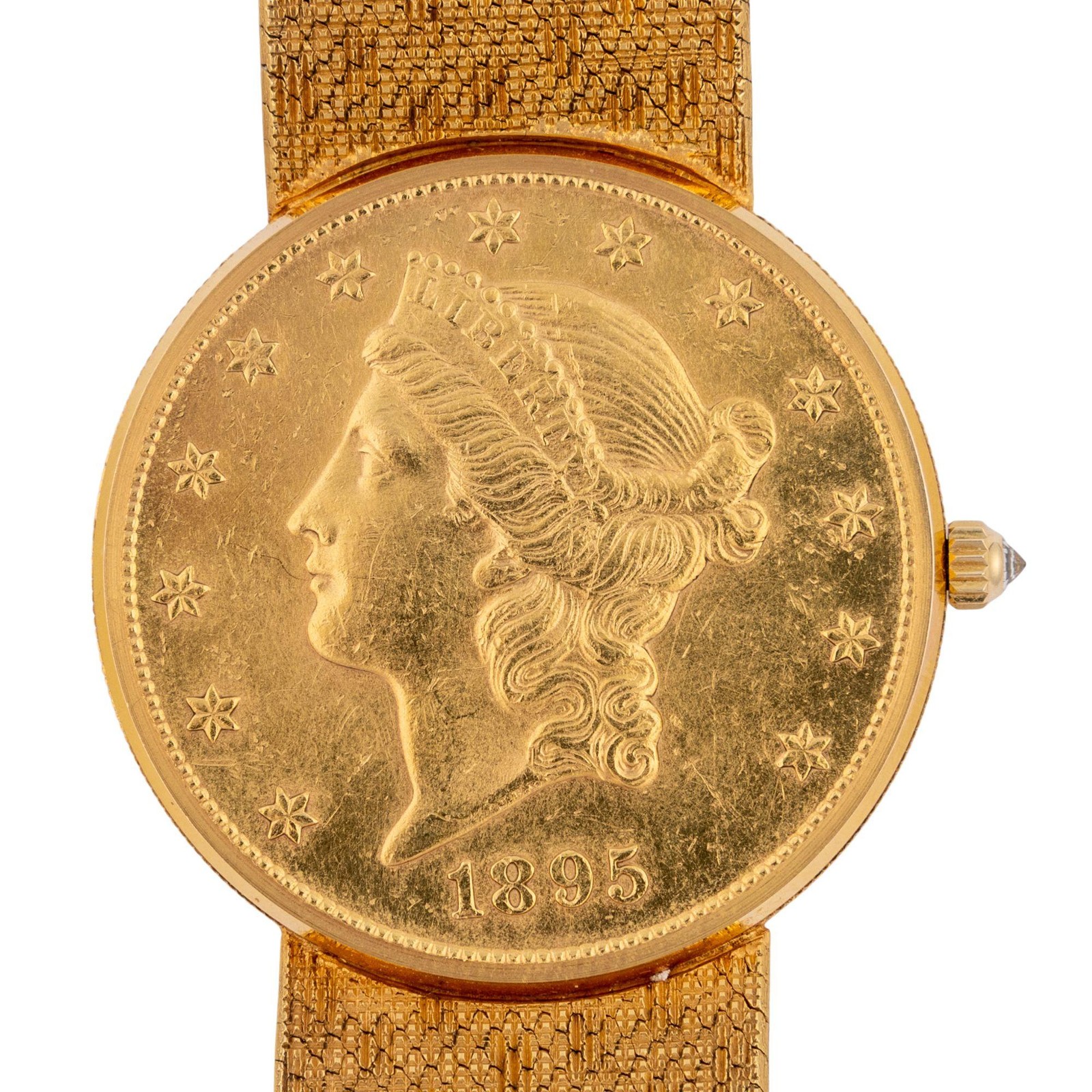 Corum 1895 US 20 Dollar Liberty Gold Coin 18K Yellow Gold 35mm Automatic Watch