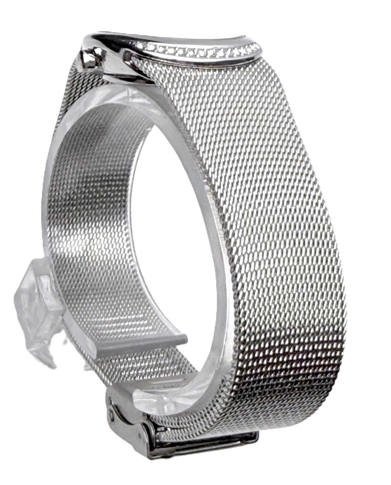 SKAGEN STEEL 686XSGSC MOP DIAL SILVER & GOLDTONE ACCENTS MESH BAND LADIES WATCH