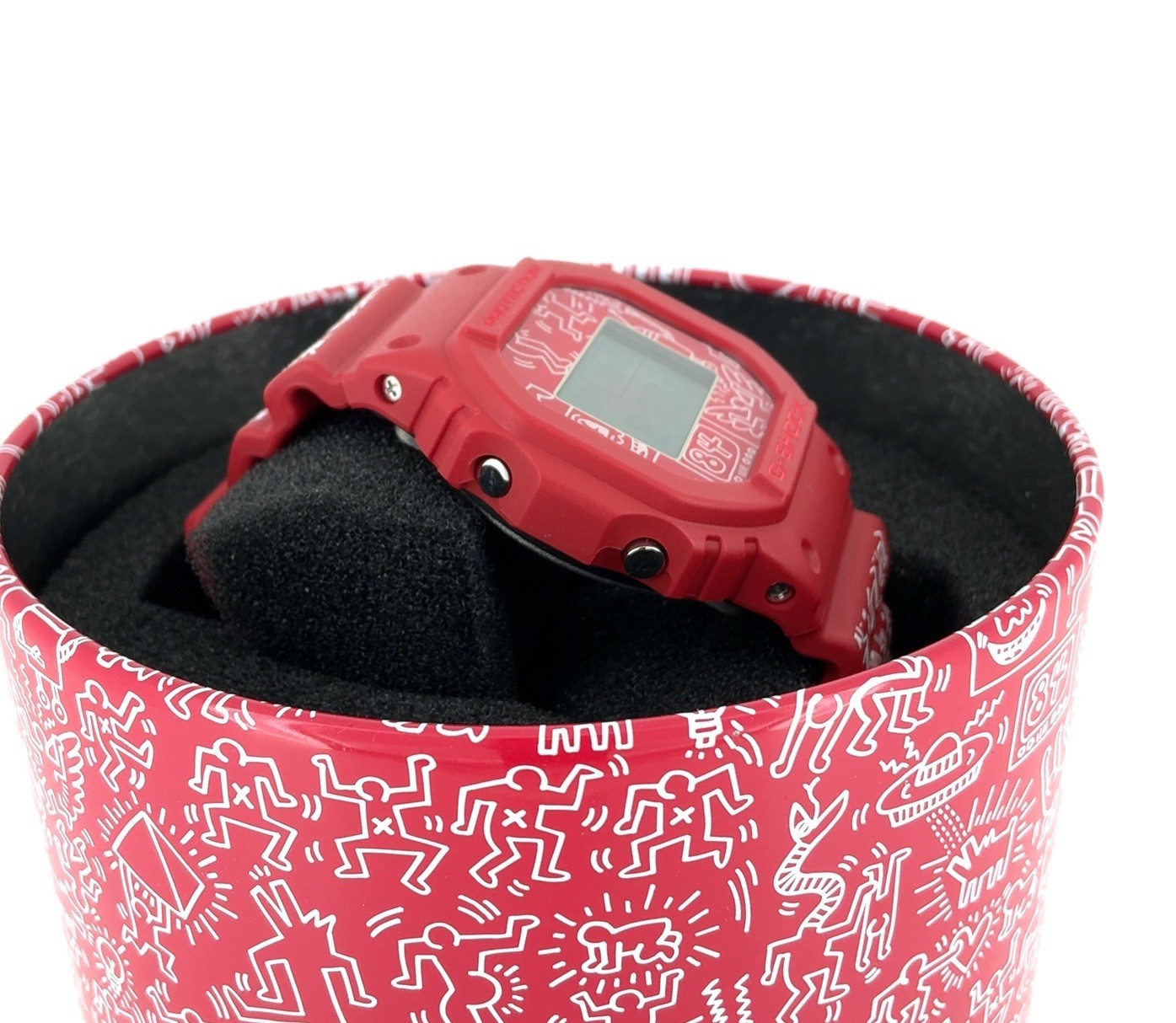 Casio G-Shock x Keith Haring Limited Edition Red Watch – NEW – DW5600KEITH4