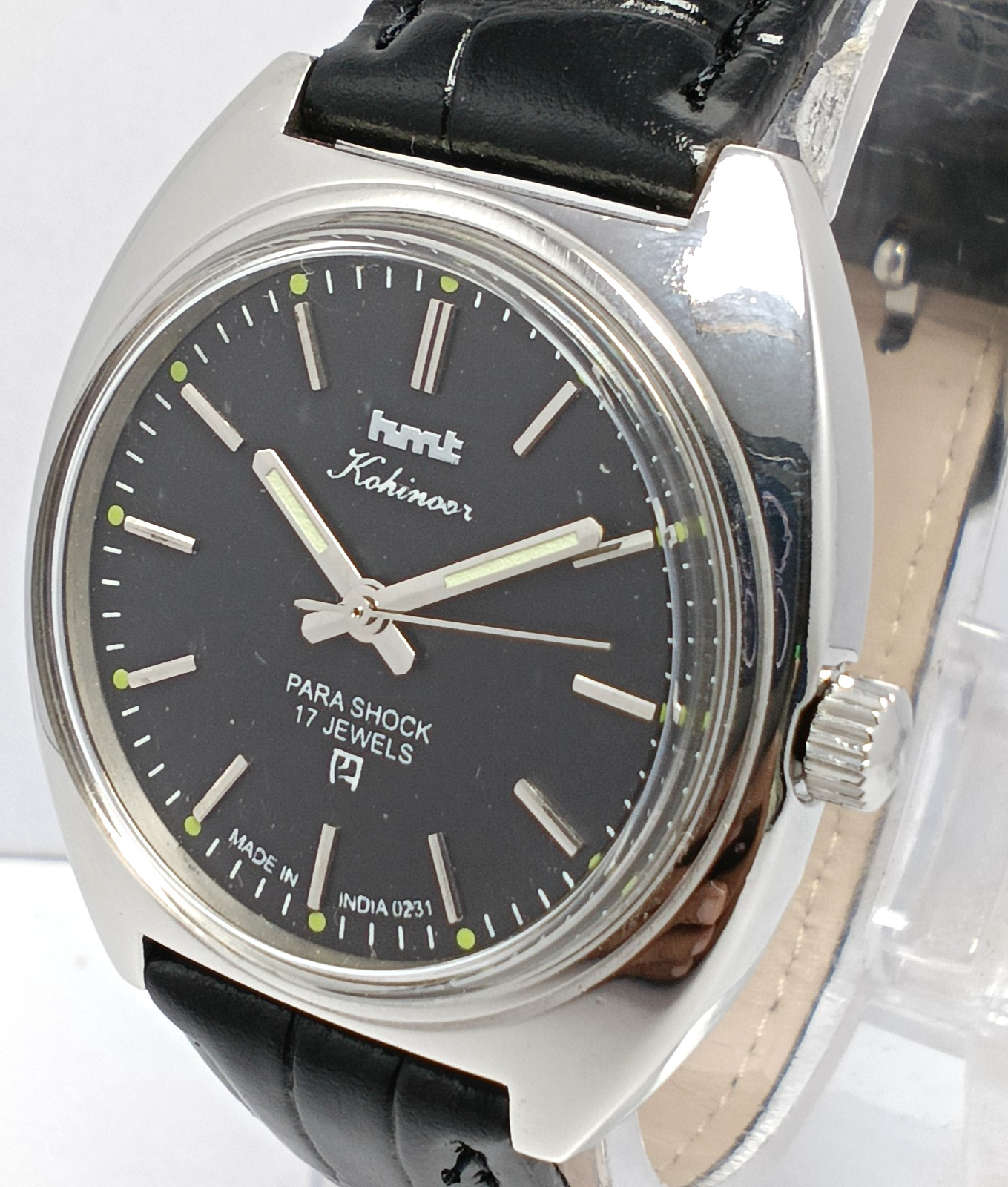 HMT Kohinoor 17 Jewels Hand Winding Wrist Watch For Men’s In Working Condition