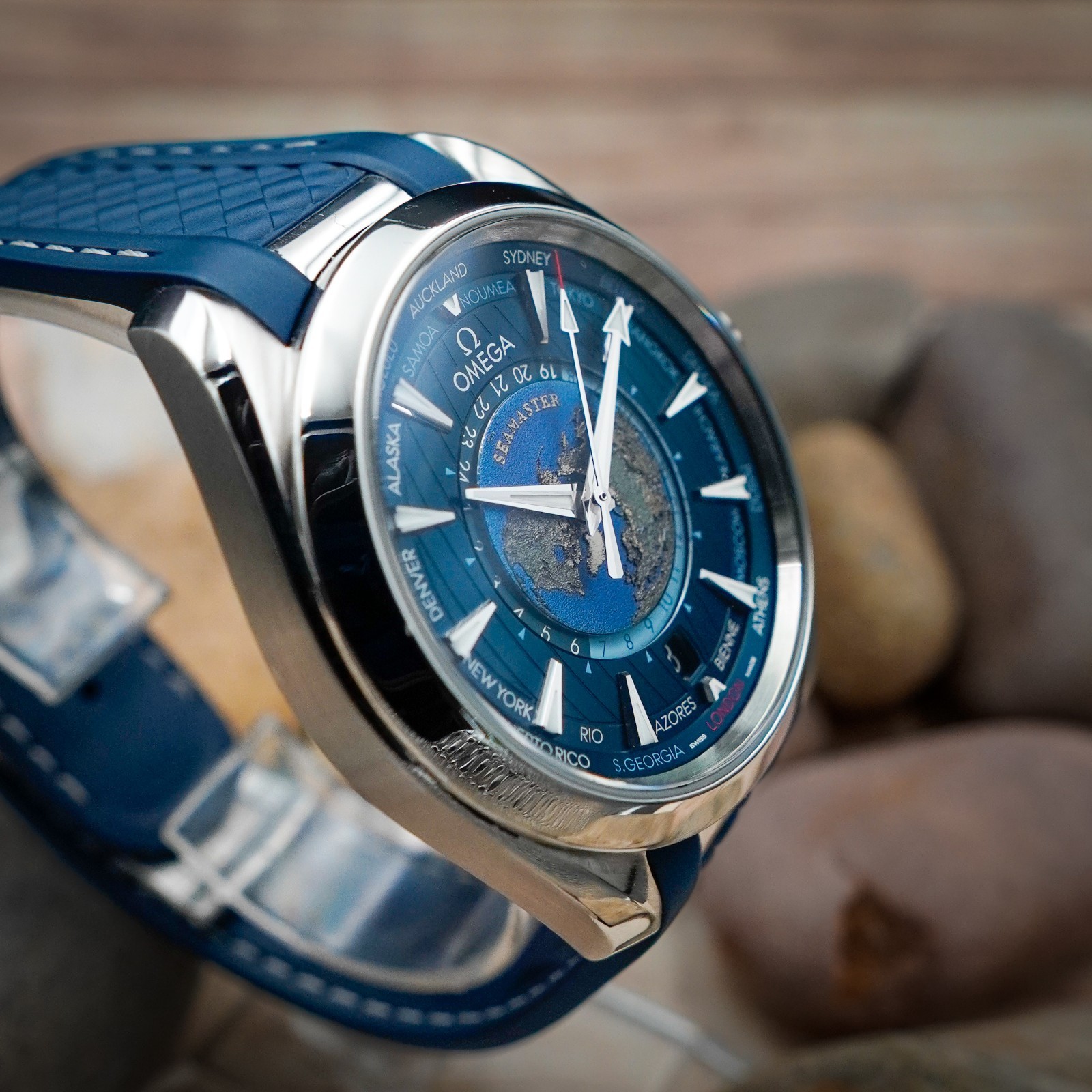 2023 Omega Seamaster Aqua Terra Worldtimer 220.12.43.22.03.001 Full Set