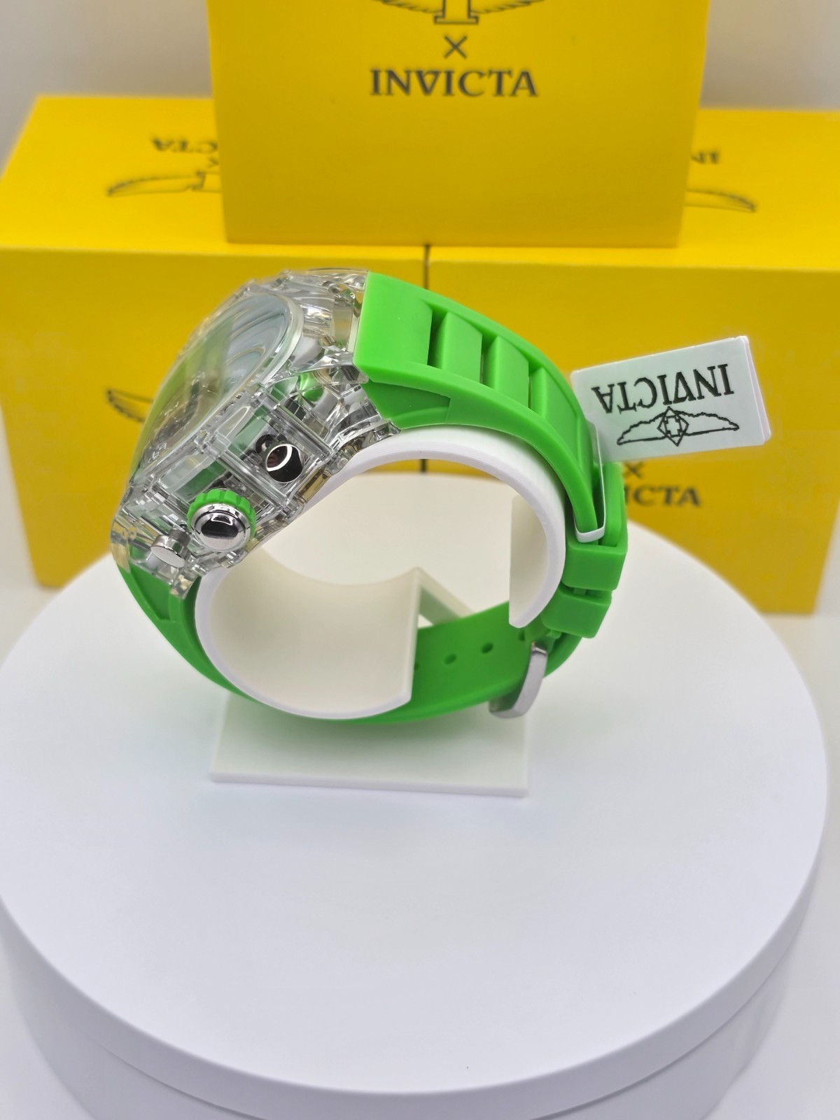 INVICTA Racing Vaulthan Men’s Watch-44mm, Green 69687 New with Warranty