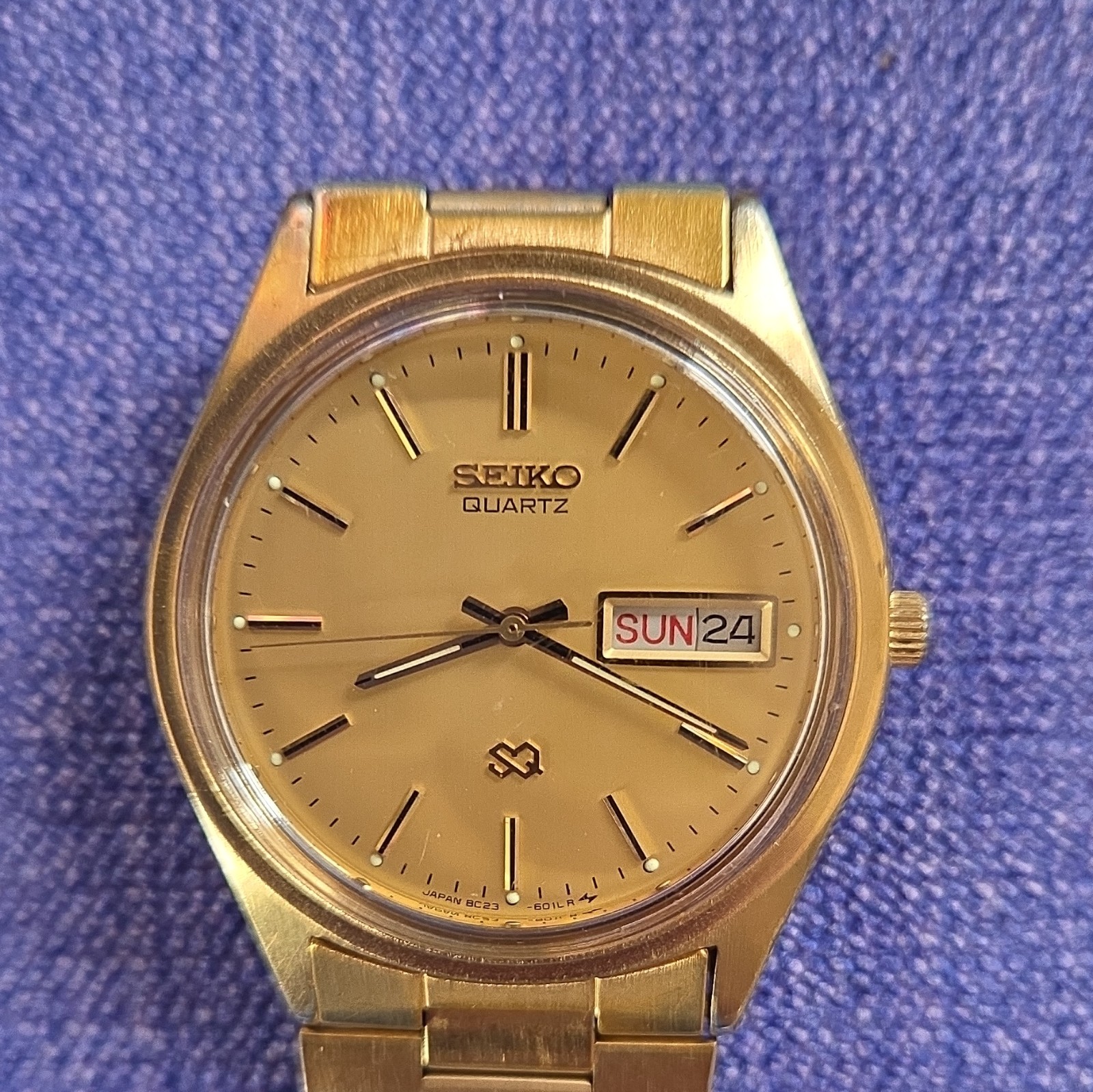 Seiko Men’s Automatic Watch 5 Day/Date 8C23-610 Working Condition- Water resists