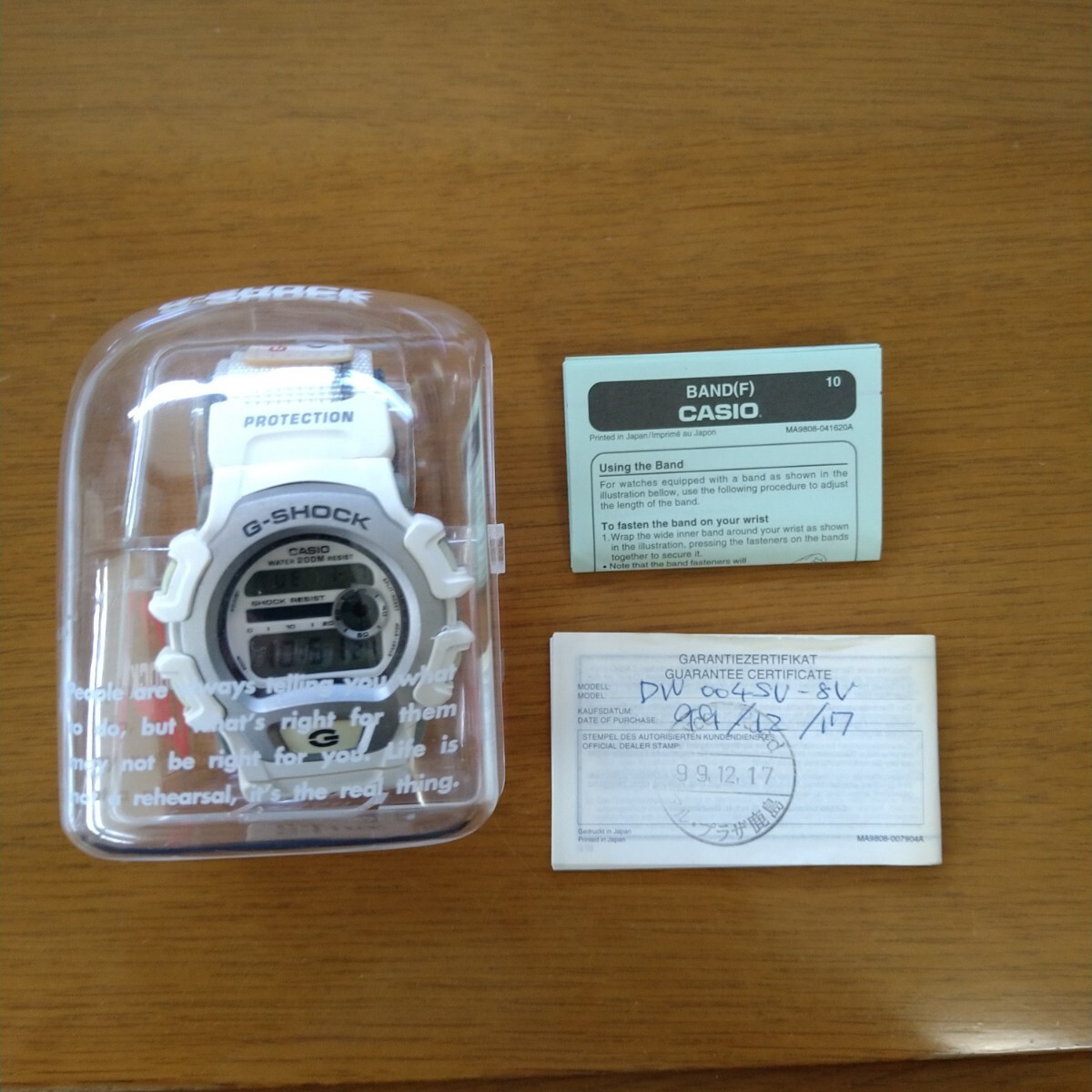 CASIO G SHOCK G LIDE DW 004 White Digital Watch