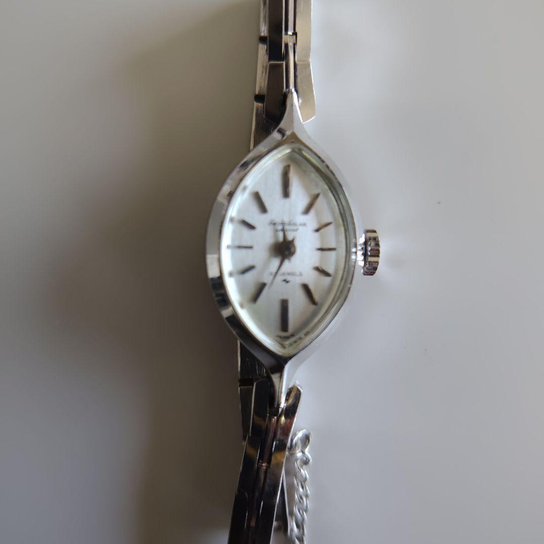 Seiko Ladies Hand Wound Watch Oval Showa 43 Year (Working With Case)