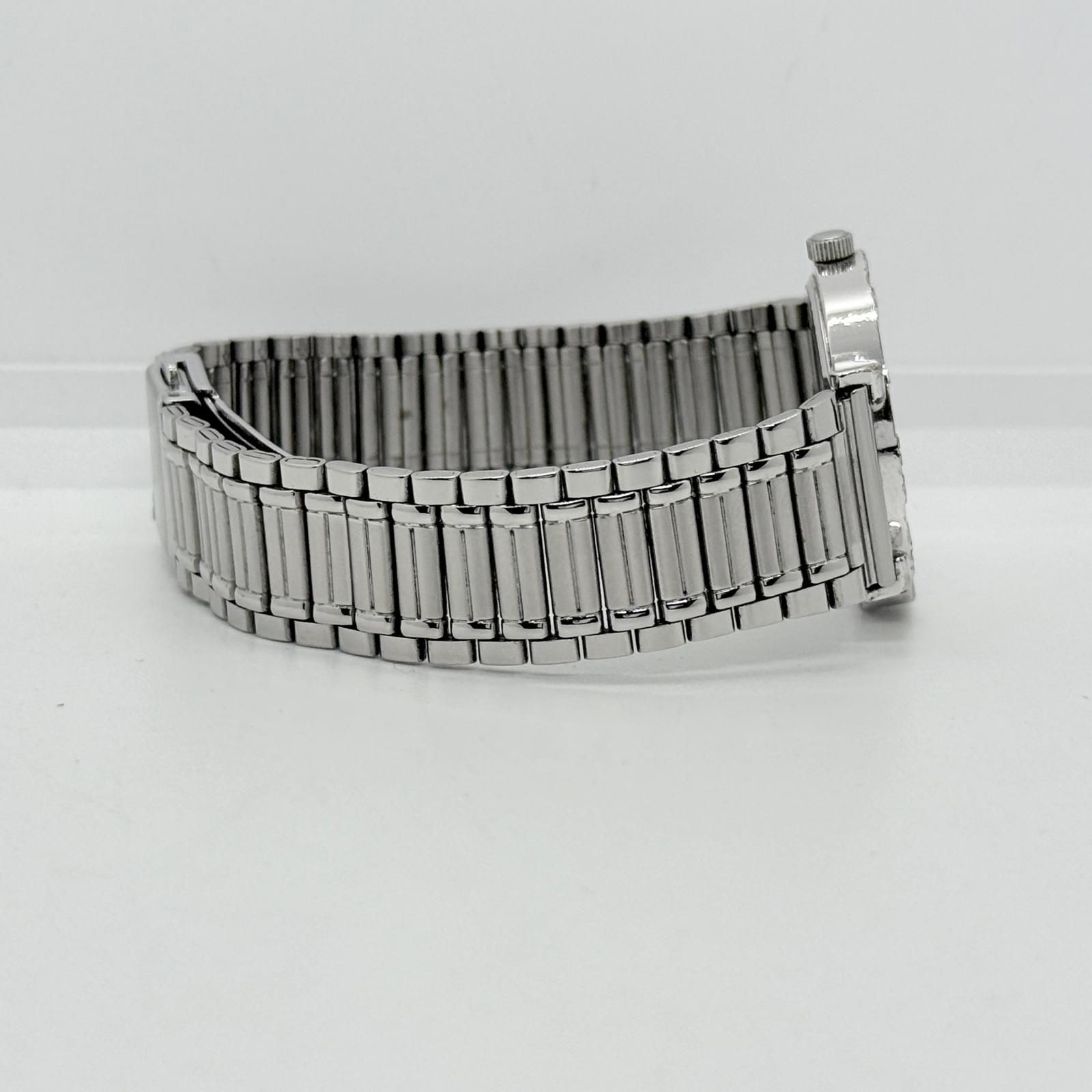 TIFFANY & Co. Atlas Authentic M0640 Quartz Watch Silver Dial Working w/Box Japan