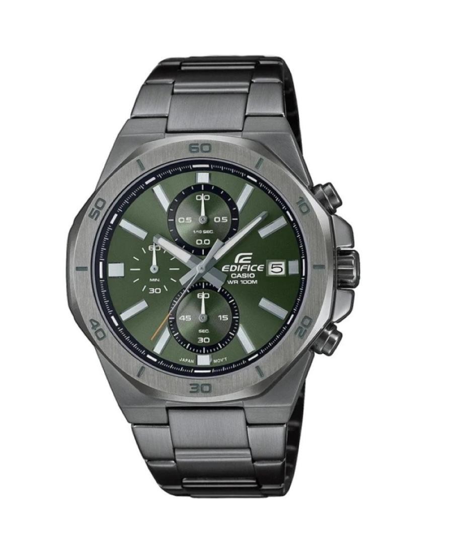CASIO Men Analog Quartz Casual Watch Classic Dress Green Dial Waterproof Round S