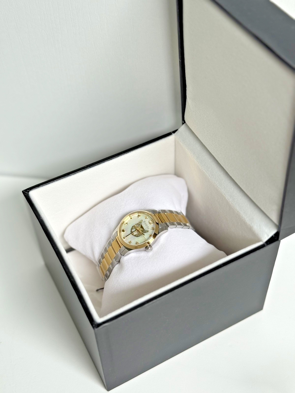 Gucci G-timeless YA1265012 27mm Stainless Steel Case and Band Women’s Watch