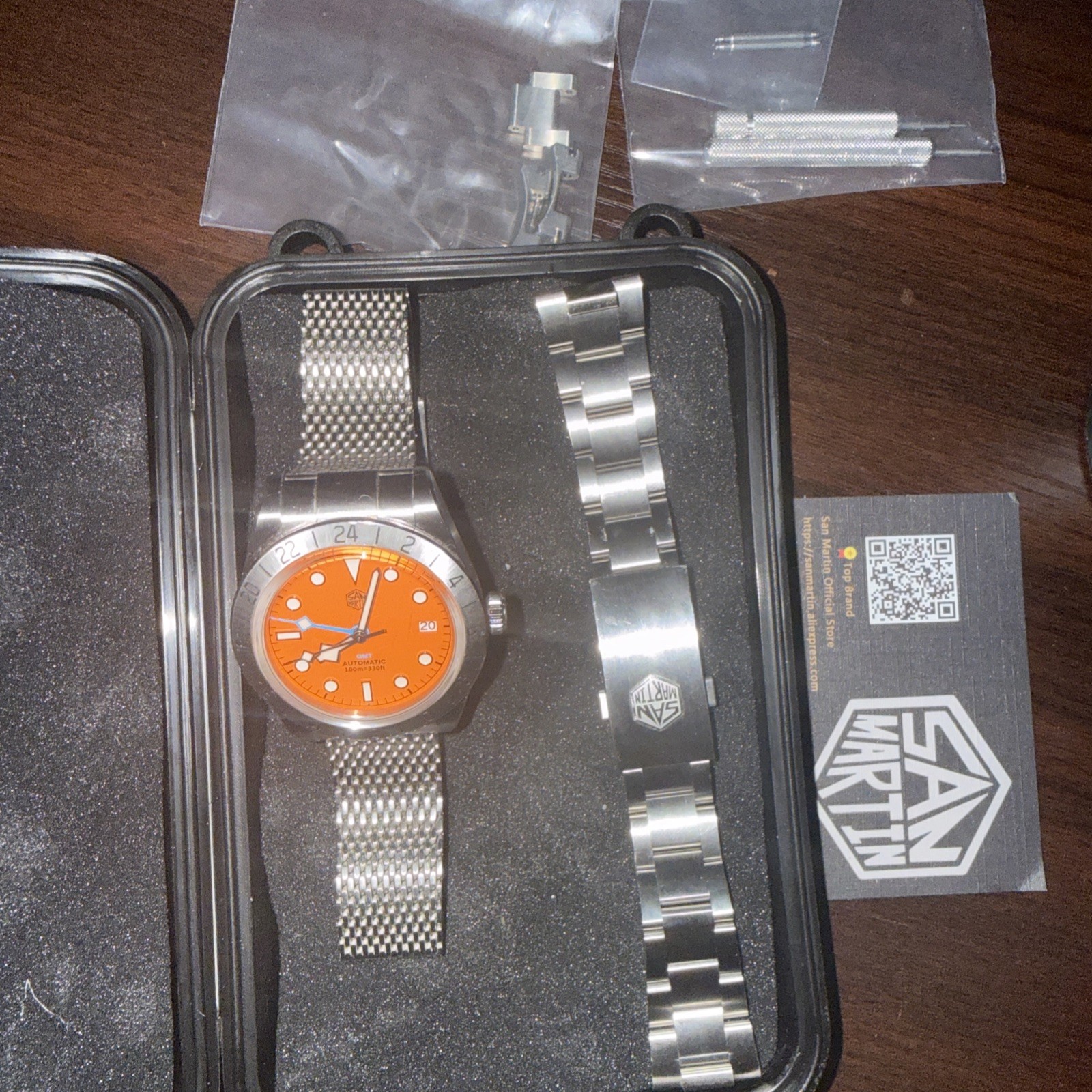San Martin SN0054 BB Automatic GMT Sapphire Crystal
