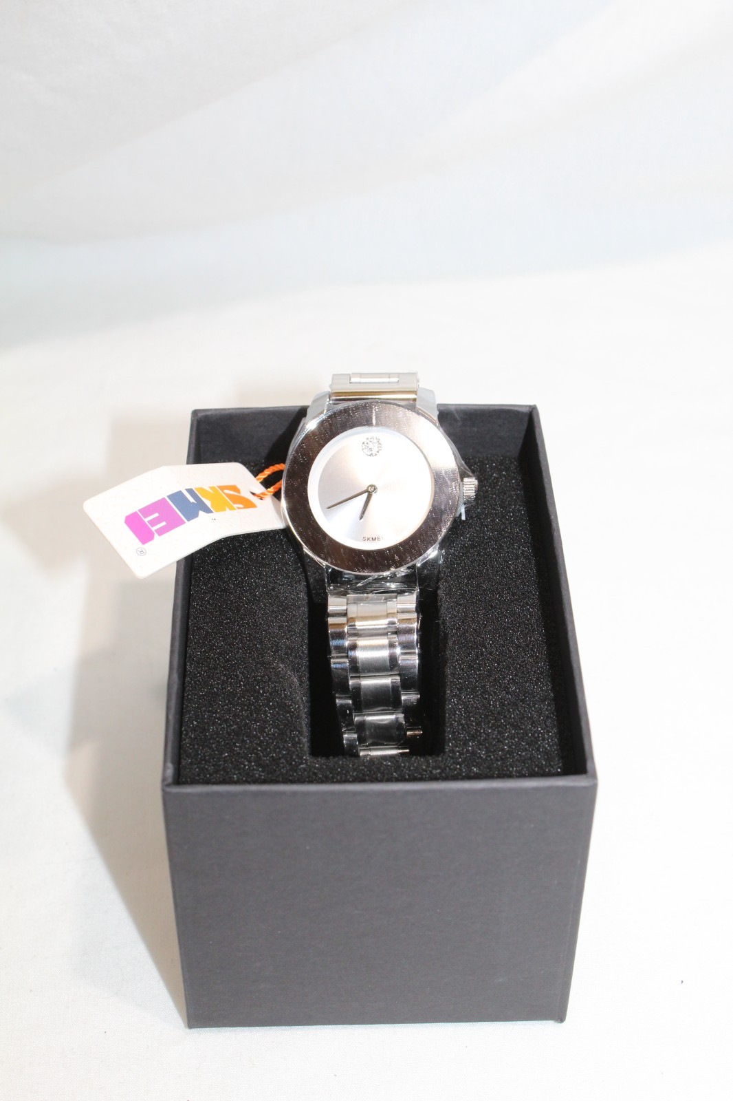 SKMEI Men Watches Simple Dial Full Steel Wristwatch Business Male Quartz Watch