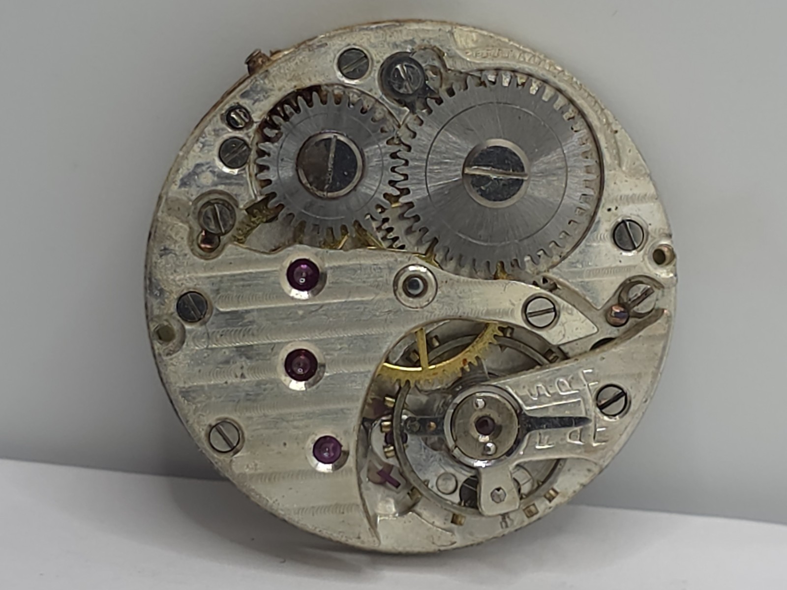 Vintage Perfex Watch Movement Cal. 233 cupillard From 1930 Good Balance Parts