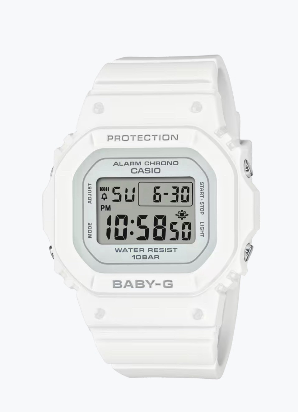 Casio BGD-565U-7 Women’s G-Shock Watch – White – Retro Style