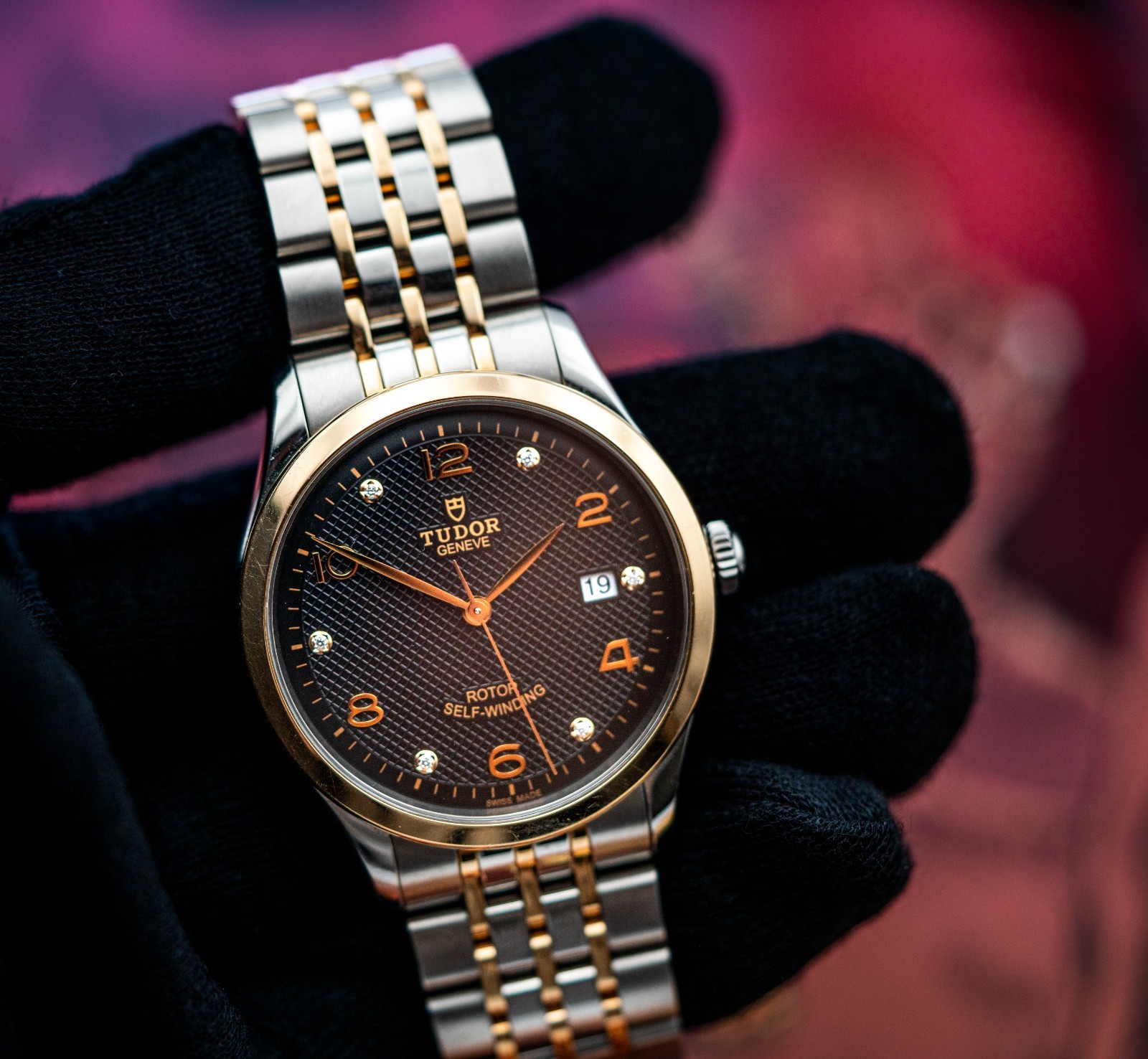 Tudor 1926 Automatic 39mm Black Dial Two-Tone Watch – M91551-0004