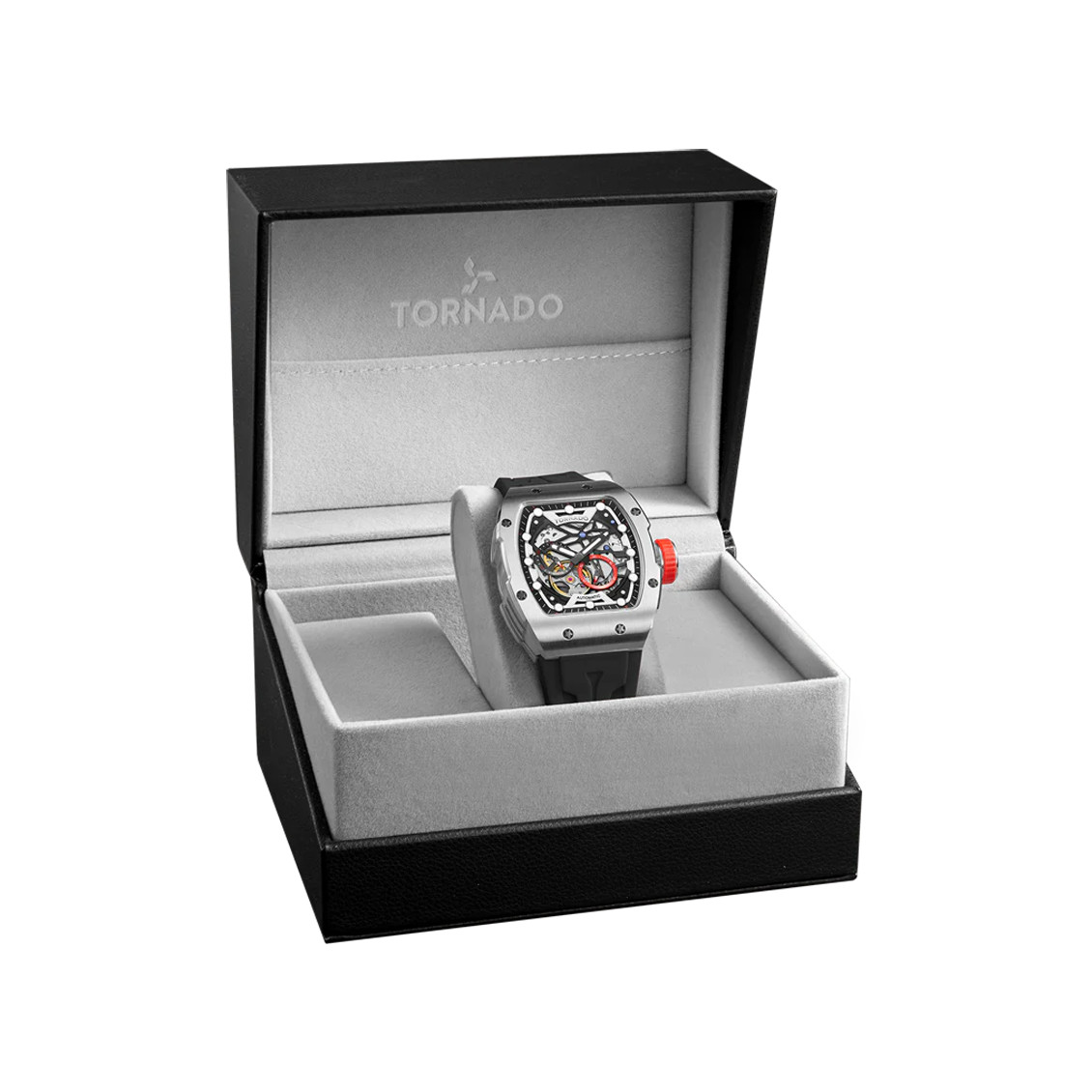 Tornado Xenith Men’s Automatic Watch | Black Dial, 38.5x49mm, 100 m (10 ATM)