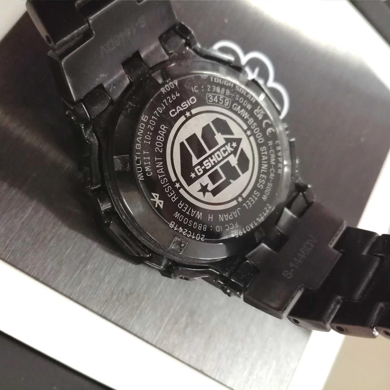 CASIO G-SHOCK GMW-B5000EH-1JR (Eric Haze) Silver Watch Auth Japan
