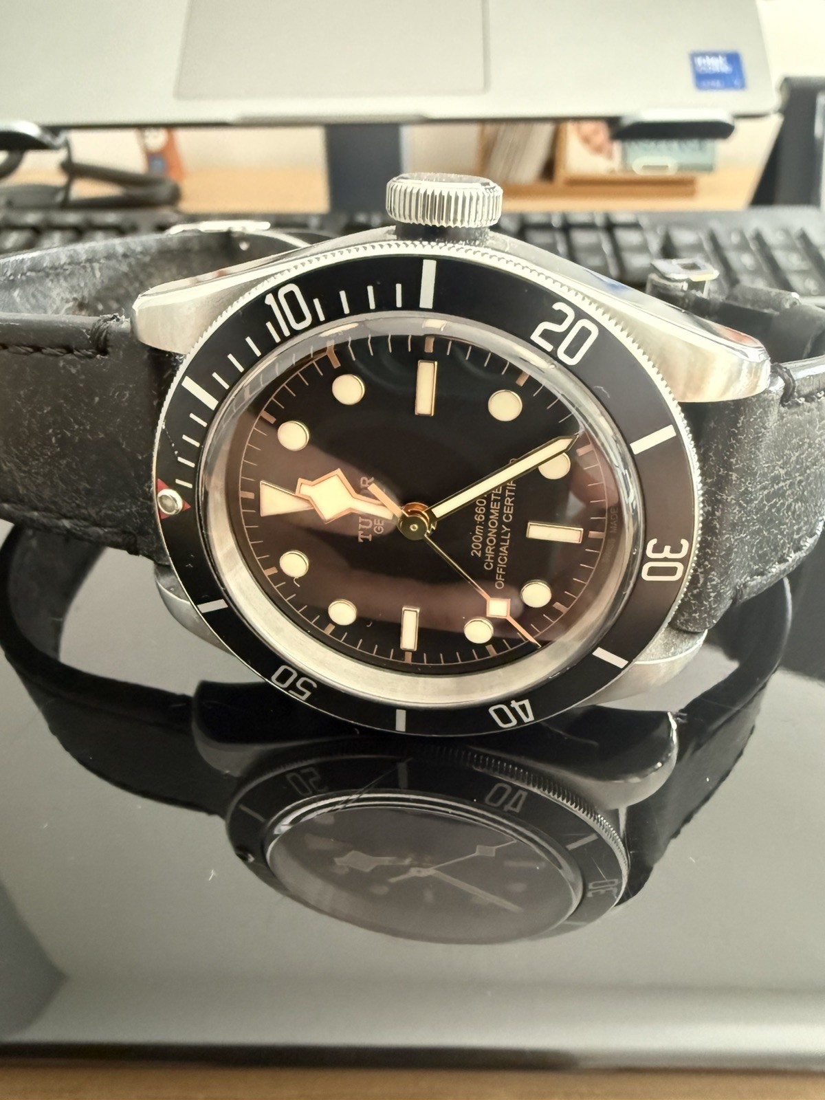 2017 Tudor Heritage Black Bay 41mm automatic watch – Excellent condition