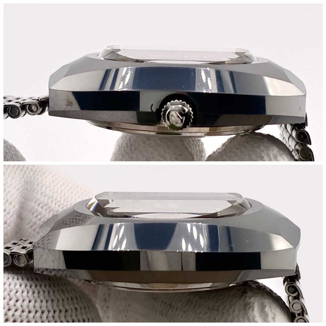 Rado Balboa Men’s Automatic Watch Silver Cut Glass Japan 073747