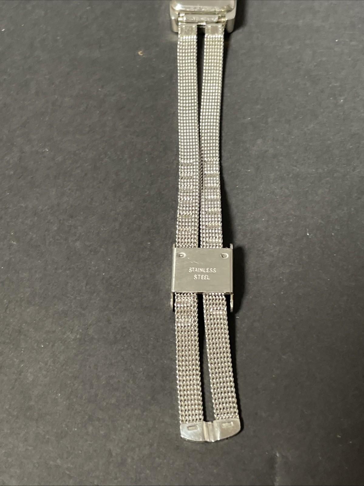 Vintage Paris Delon Watch Stainless Steel Mesh Dual Band Japan Mov New Battery