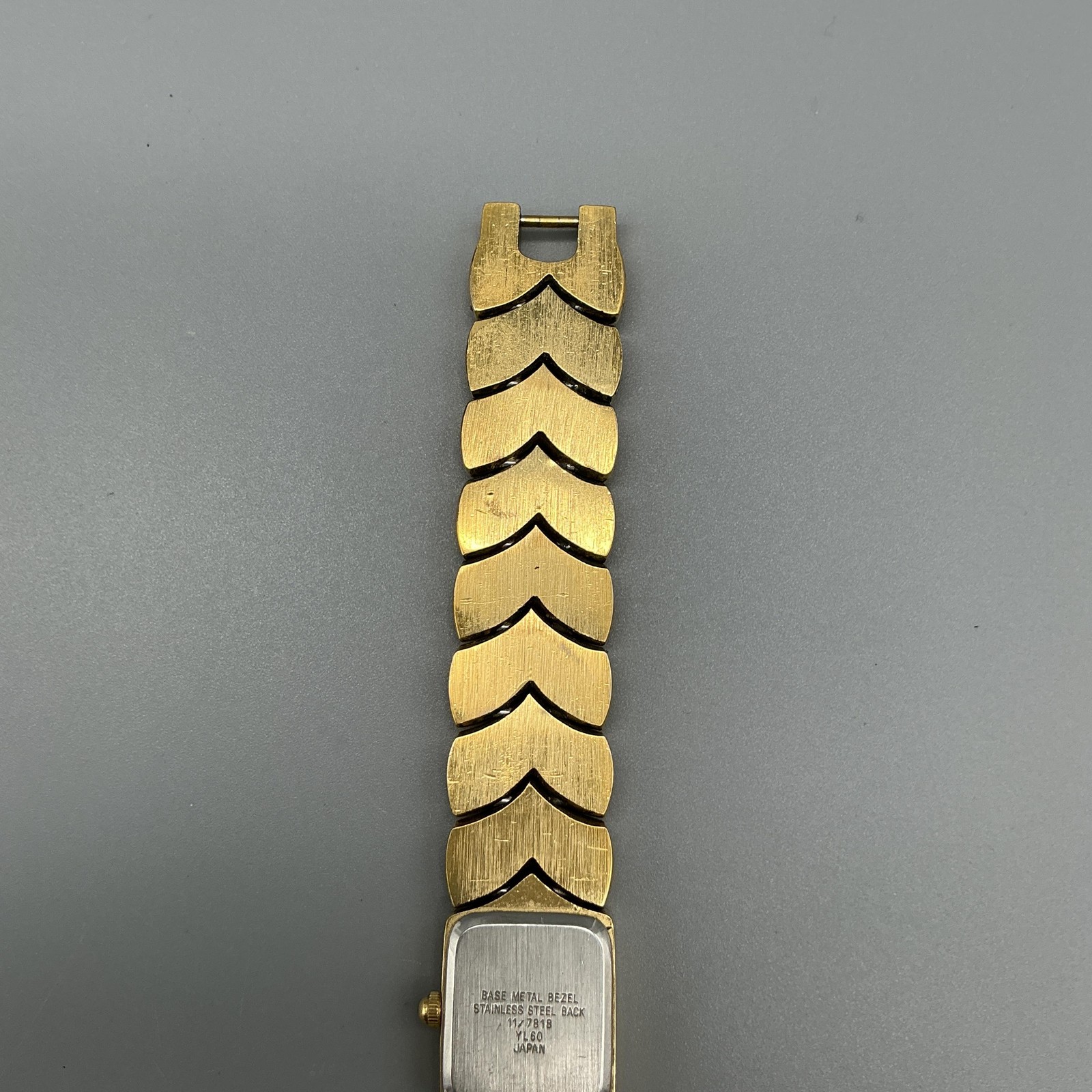Anne Klein Womens Watch 16mm White Dial Gold Tone Bracelet New Battery 6.5″