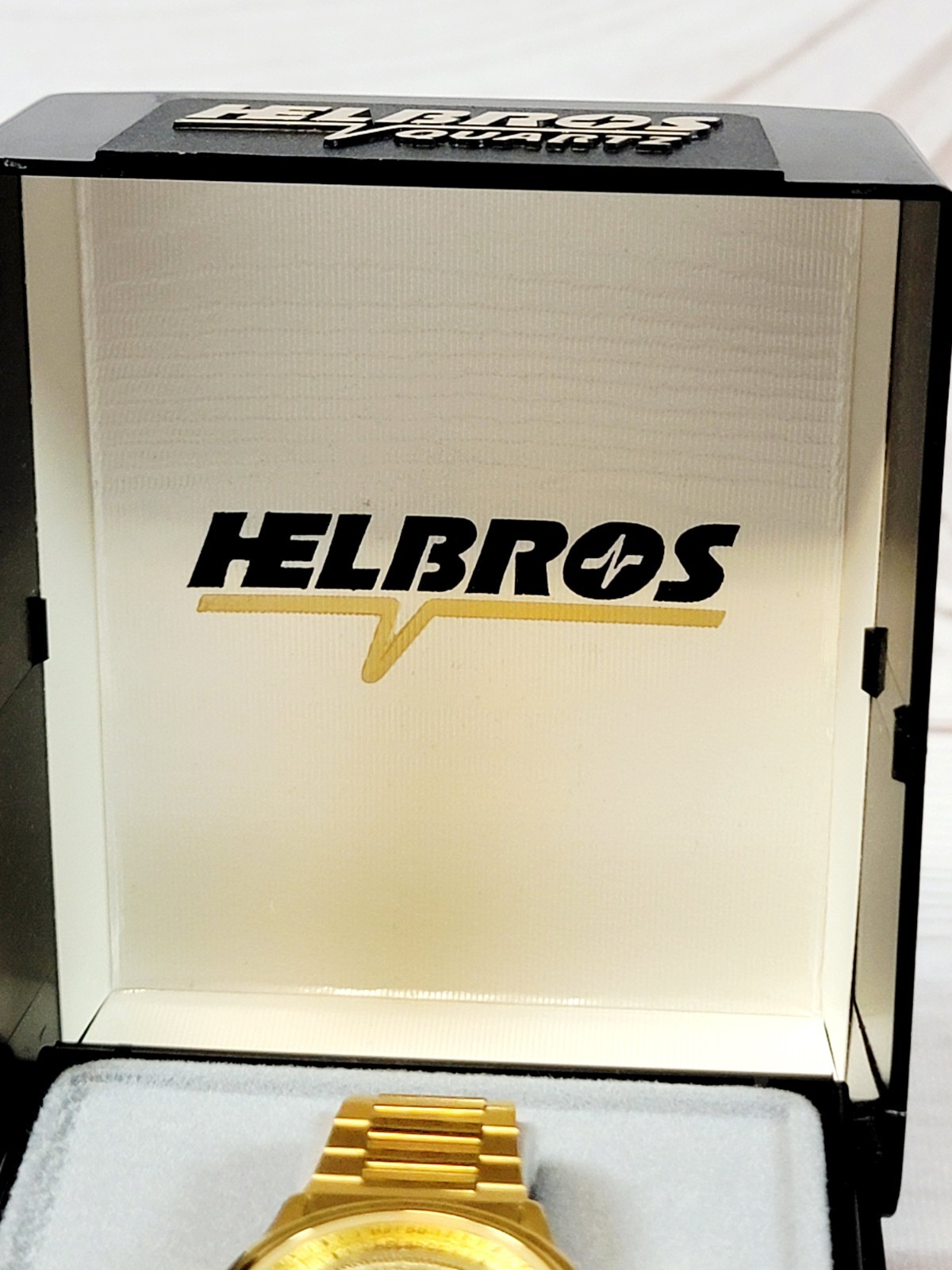 Vintage Helbros United States Department of the Navy Gold-Tone Wristwatch Men’s