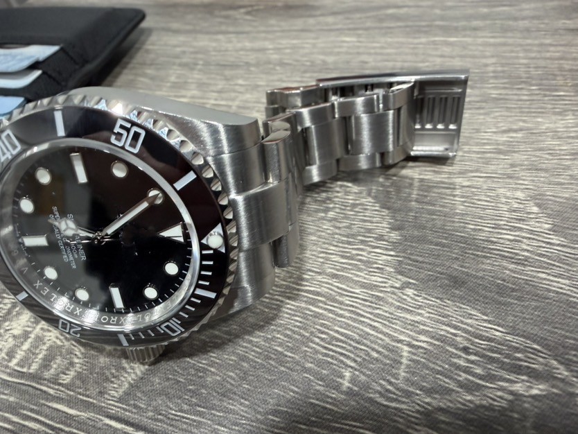 Custom Black 41mm Sub Style Dive Mod Watch Stainless steel Automatic watch