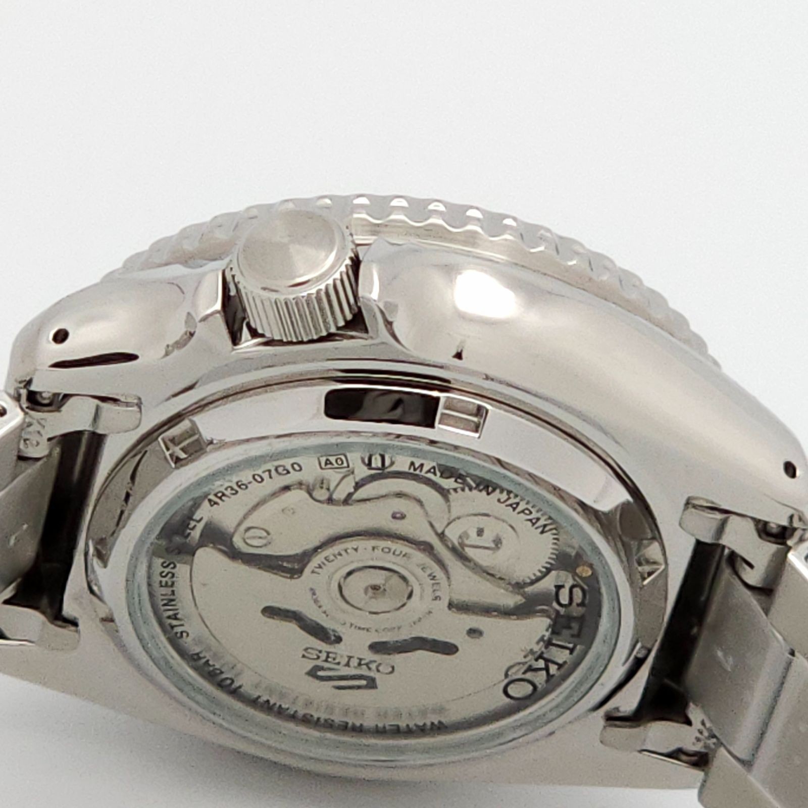 Seiko Five Classic Sports Automatic Watch 4R3607G0 Mens Classic Sport wrist 20cm