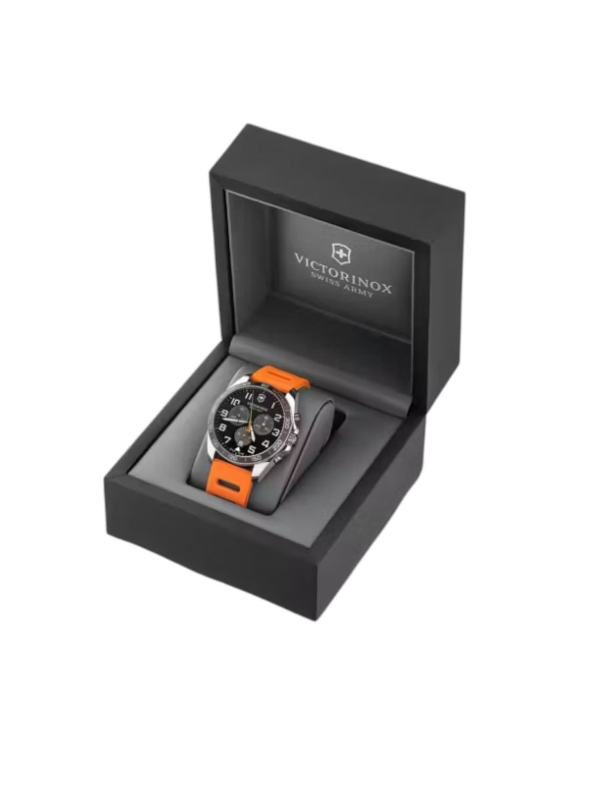Victorinox FieldForce Sport Chrono 241893 Men’s Black Dial 42 mm Watch MSRP $650