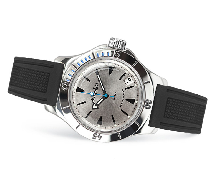 Vostok Amphibia 120849 Watch Scuba Diver Mechanic Automatic US SELLER