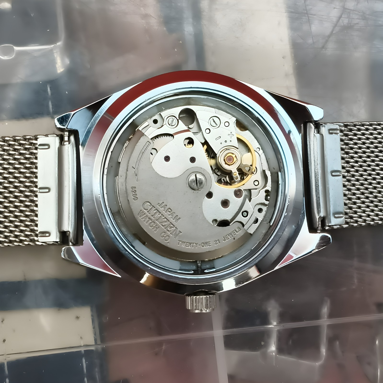 Automatic 8200 21Jewels Restored White Dial Blue Day/Date Mens Watch Vintage 67