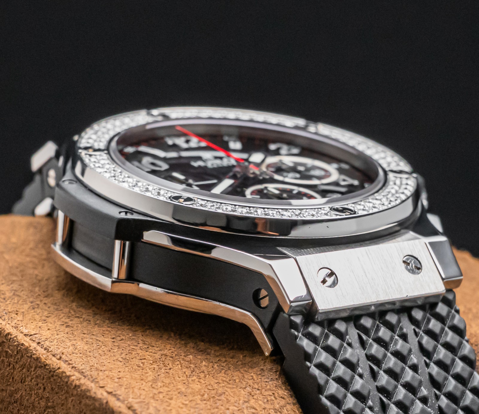 Hublot Big Bang 44 Original Diamond $20K MSRP FACTORY-SET 301.SX.130.RX.114