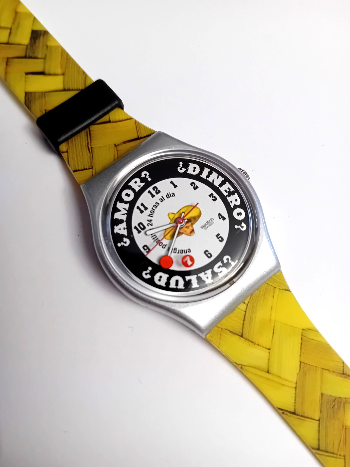 Swatch Standard Gent Sombrero GM143 1998 Vintage 90s Wrist Watch NOS
