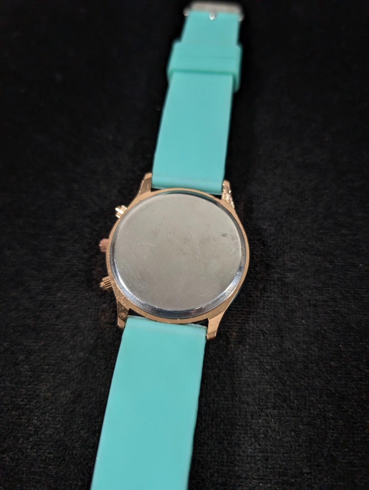 Geneva Womens Green Silicone Rubber Band Watch Round 38mm Jelly