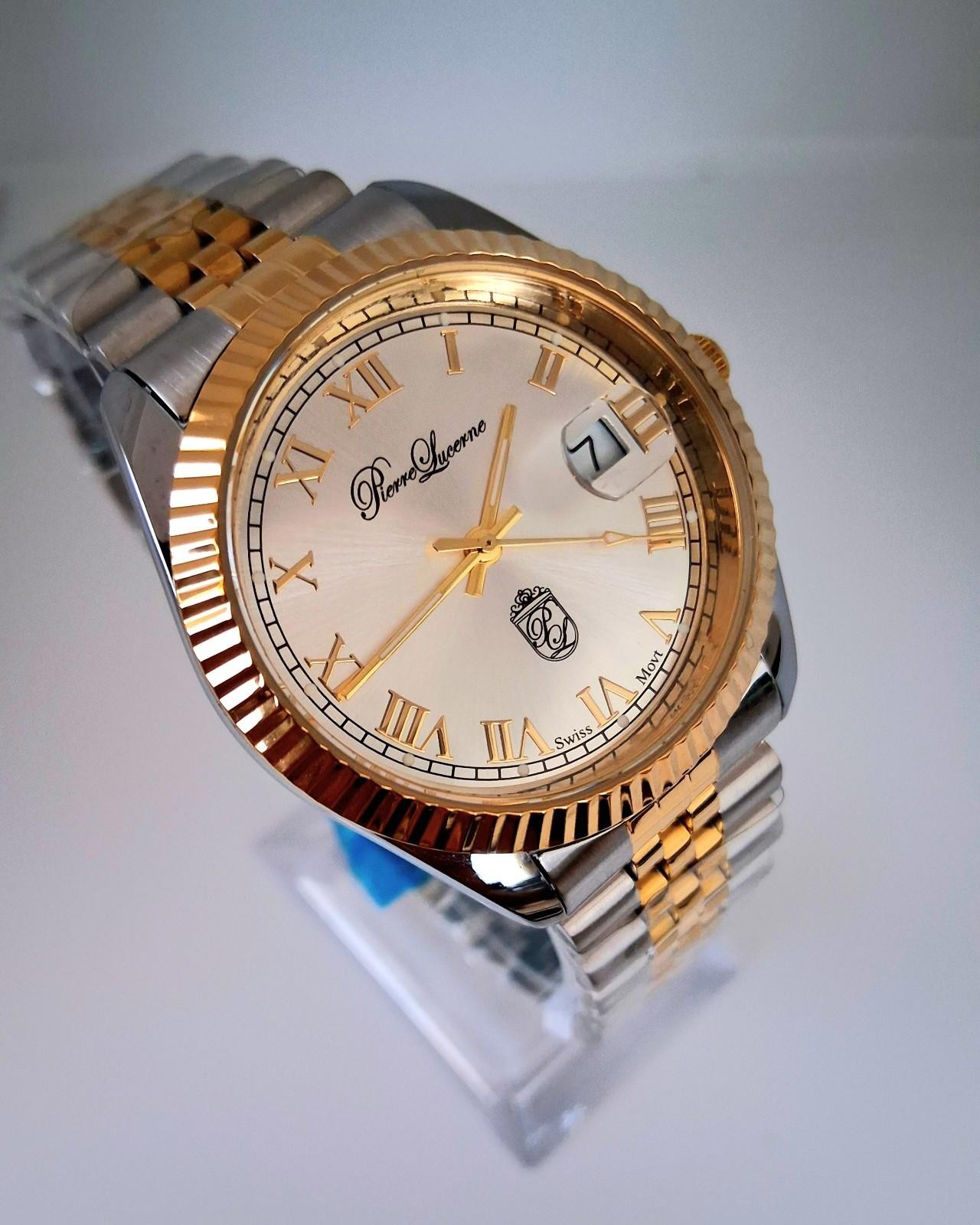NEW Pierre Lucerne Jubilee President Date Just Men’s Watch