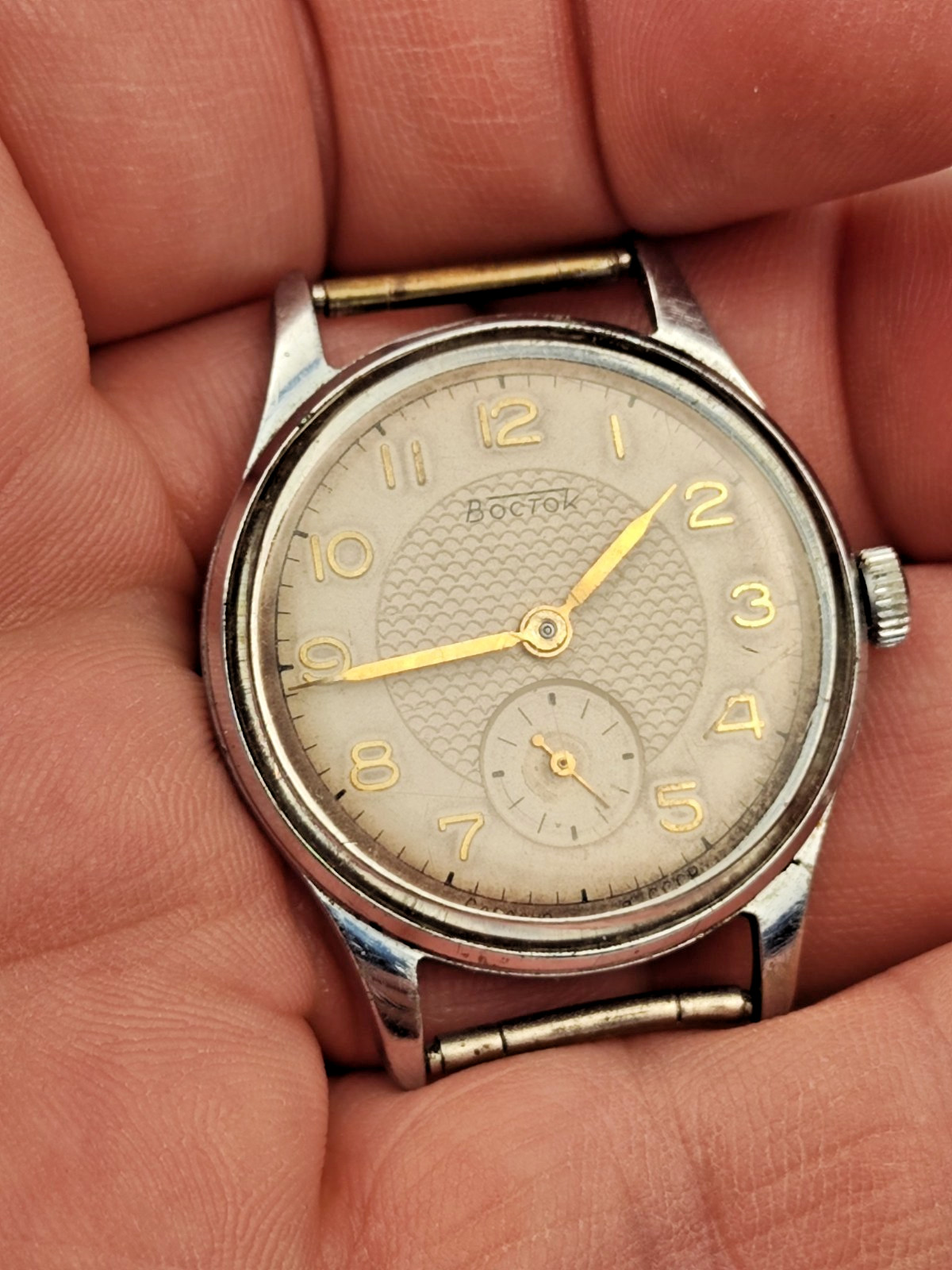 1958 vintage men’s mechanical wristwatch “Vostok-Kama” 2602
