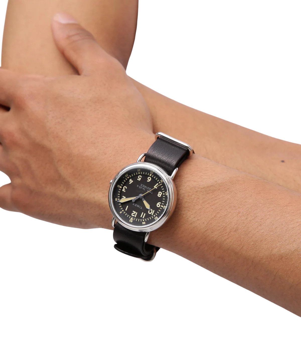 AVIREX TIMEX TYPE-25A 38mm Black Watch Polish MIDGET Reissue AVIREX 50th Anniv.
