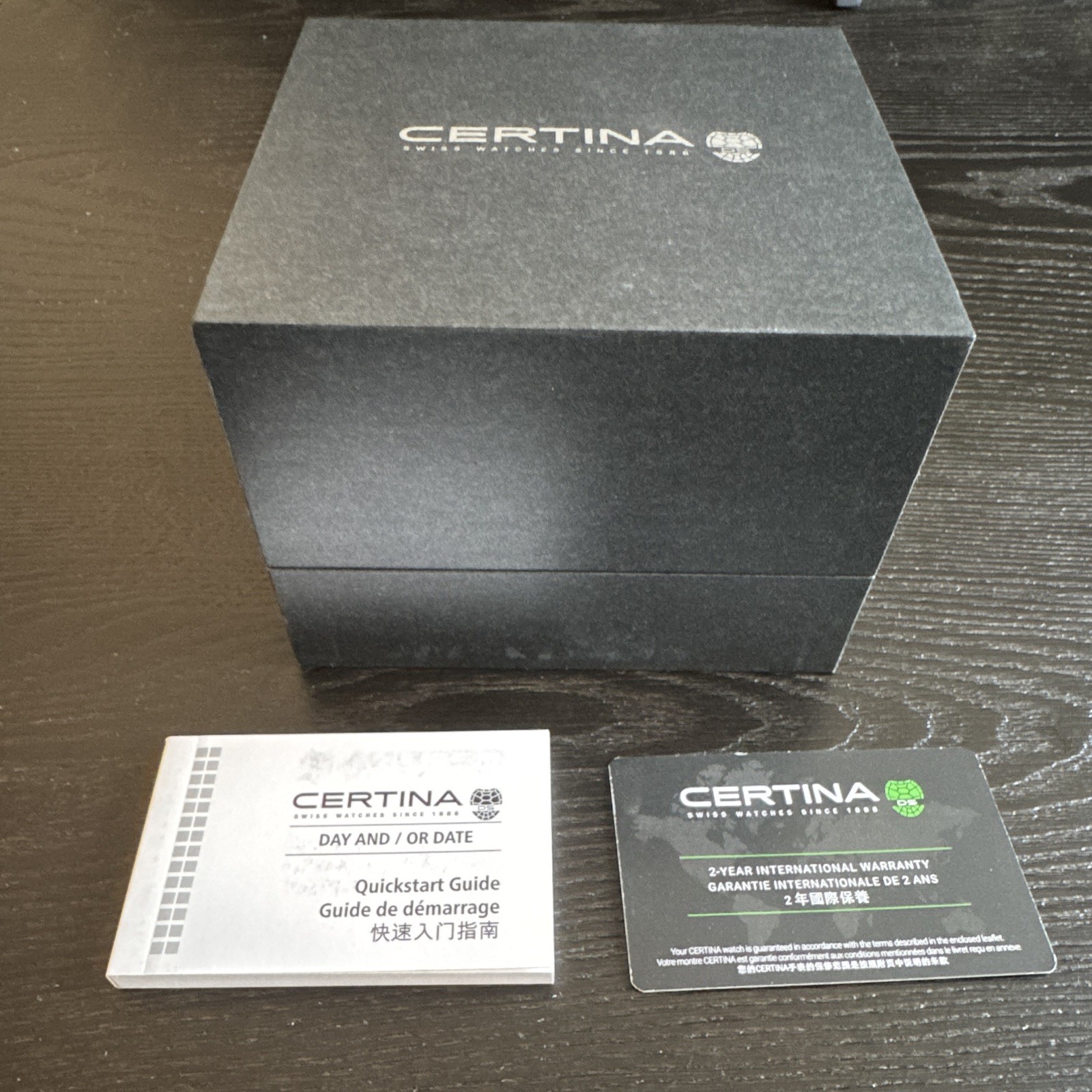 Certina DS Action GMT POWERMATIC 80 Box Papers