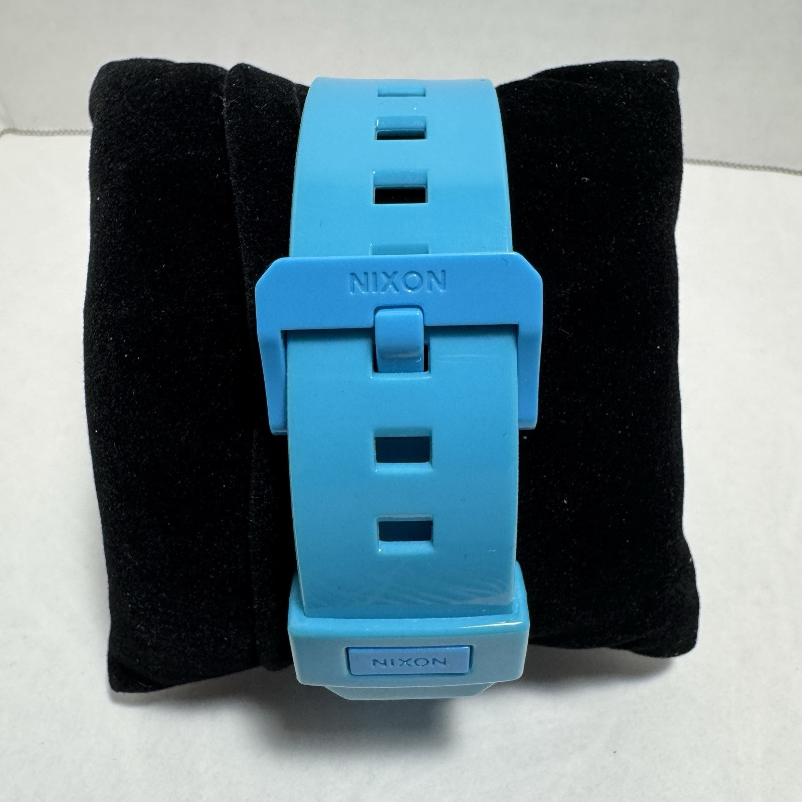 Nixon The Time Teller P Sky Blue Pink Minimalist Polycarbonate Men Women Watch
