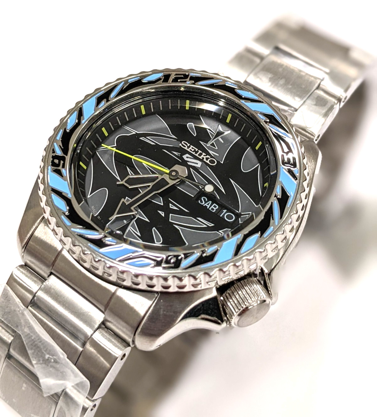 Seiko 5 Sports Guccimaze Limited Edition Stainless Steel 42.5mm Automatic NEW