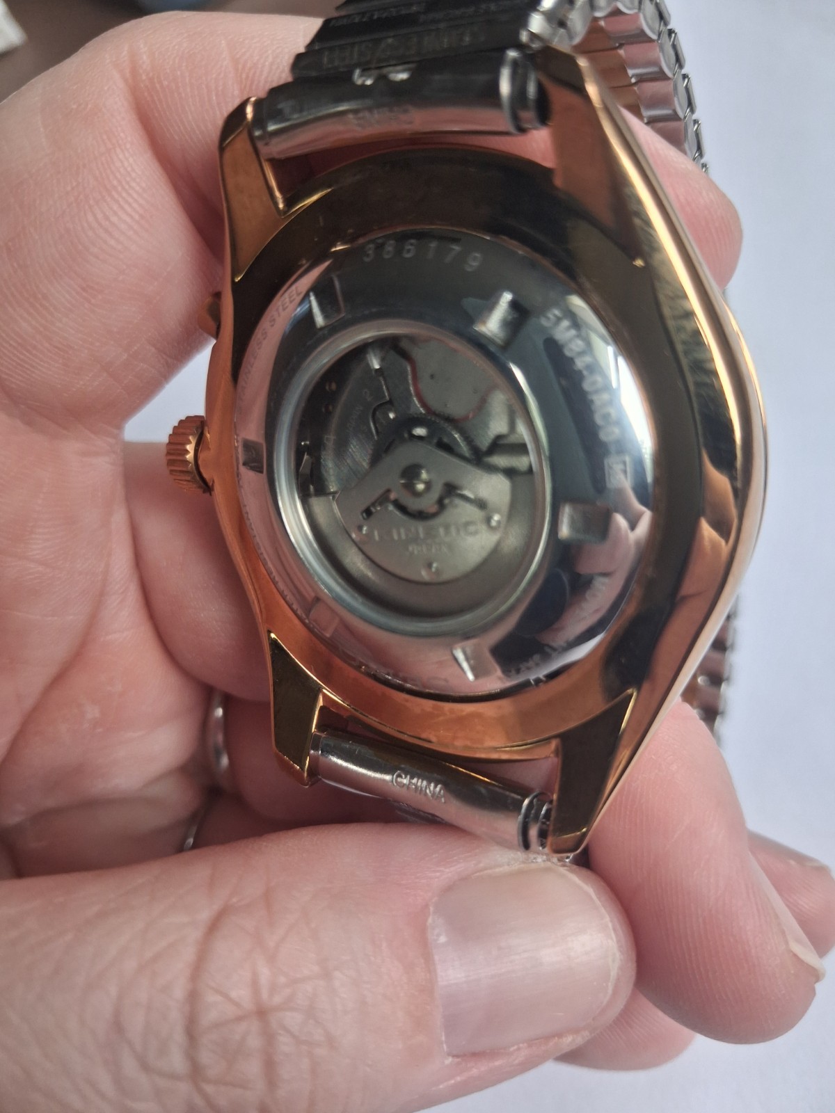 Seiko Neo Classic Kinetic 5M84-0AC0 – Rose Gold / Black Dial – Fully Tested