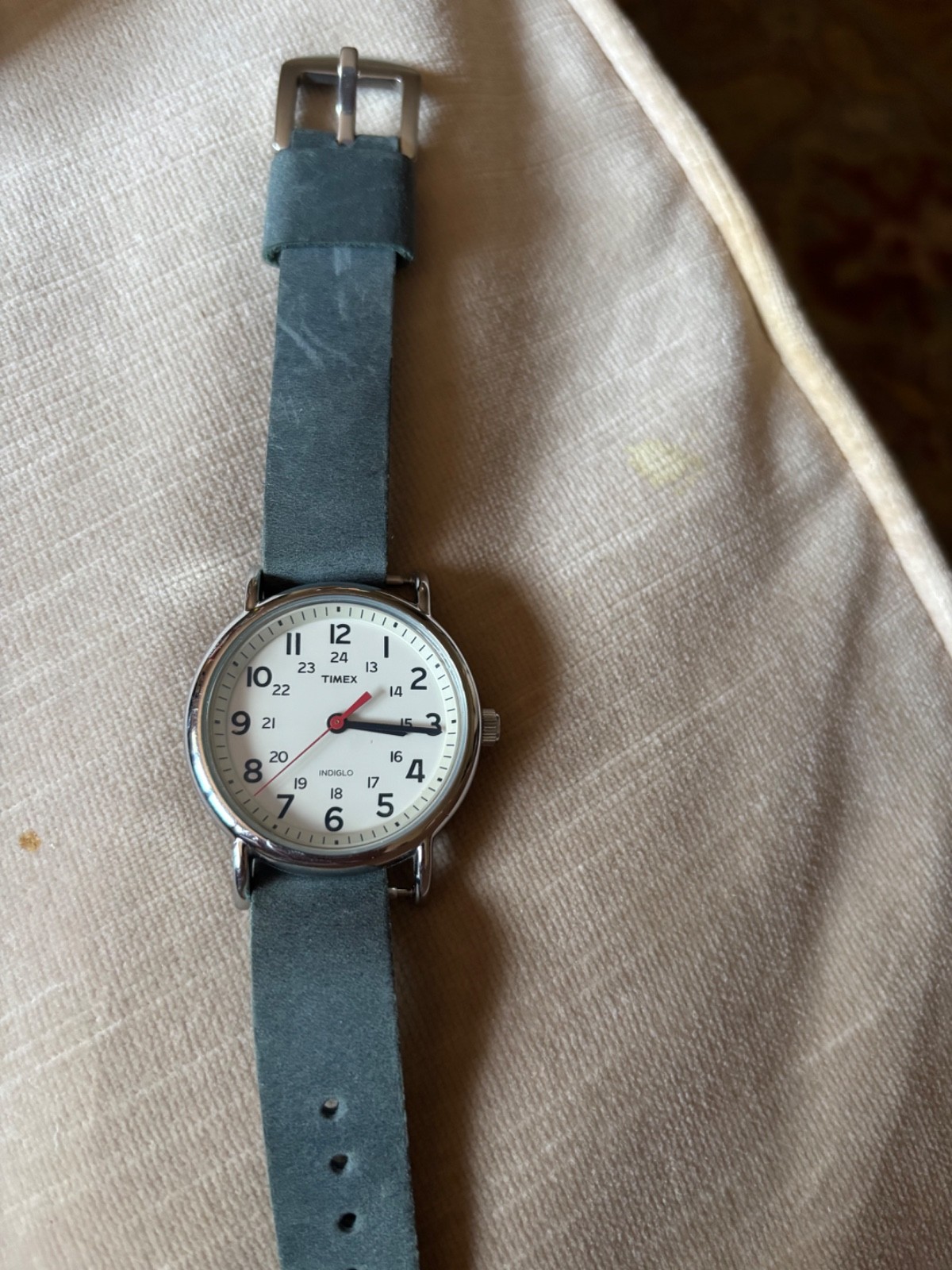 Timex blue and Wenger brown easy read and swiss army watch