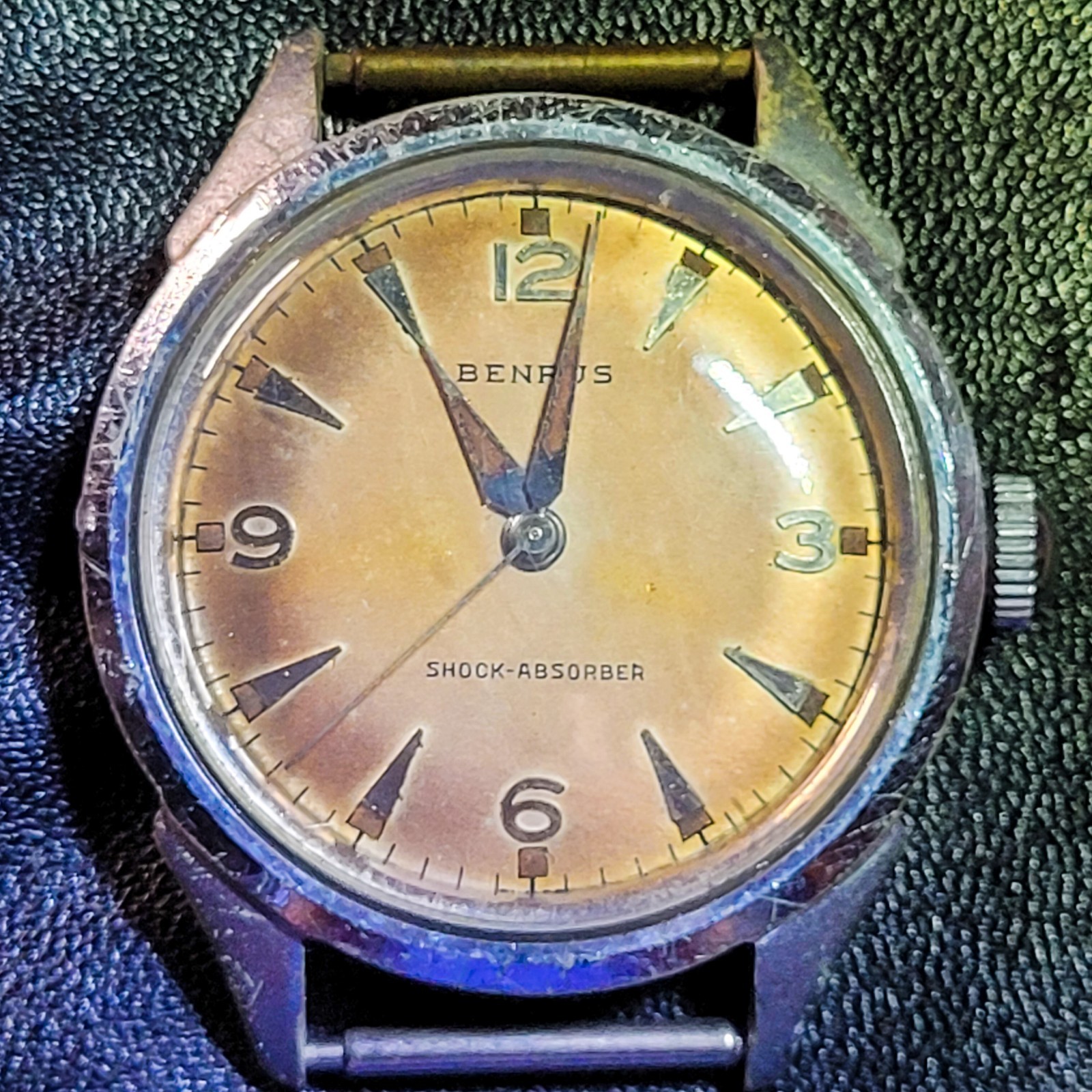 RUNNING Vintage Benrus Shock Absorber Mechanical Watch