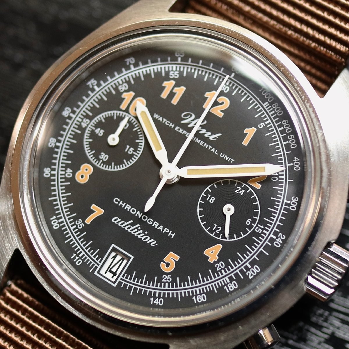 [B1Y] WMT Royal Navy Quartz RAF Edition Black Dial Nylon Strap Men’s Watch [m3p]