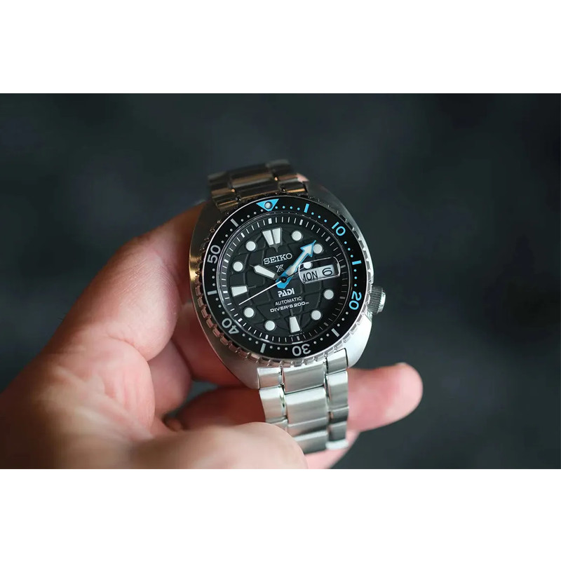Seiko Prospex SRPG19K1 King Turtle PADI Edition Automatic Divers Black Dial