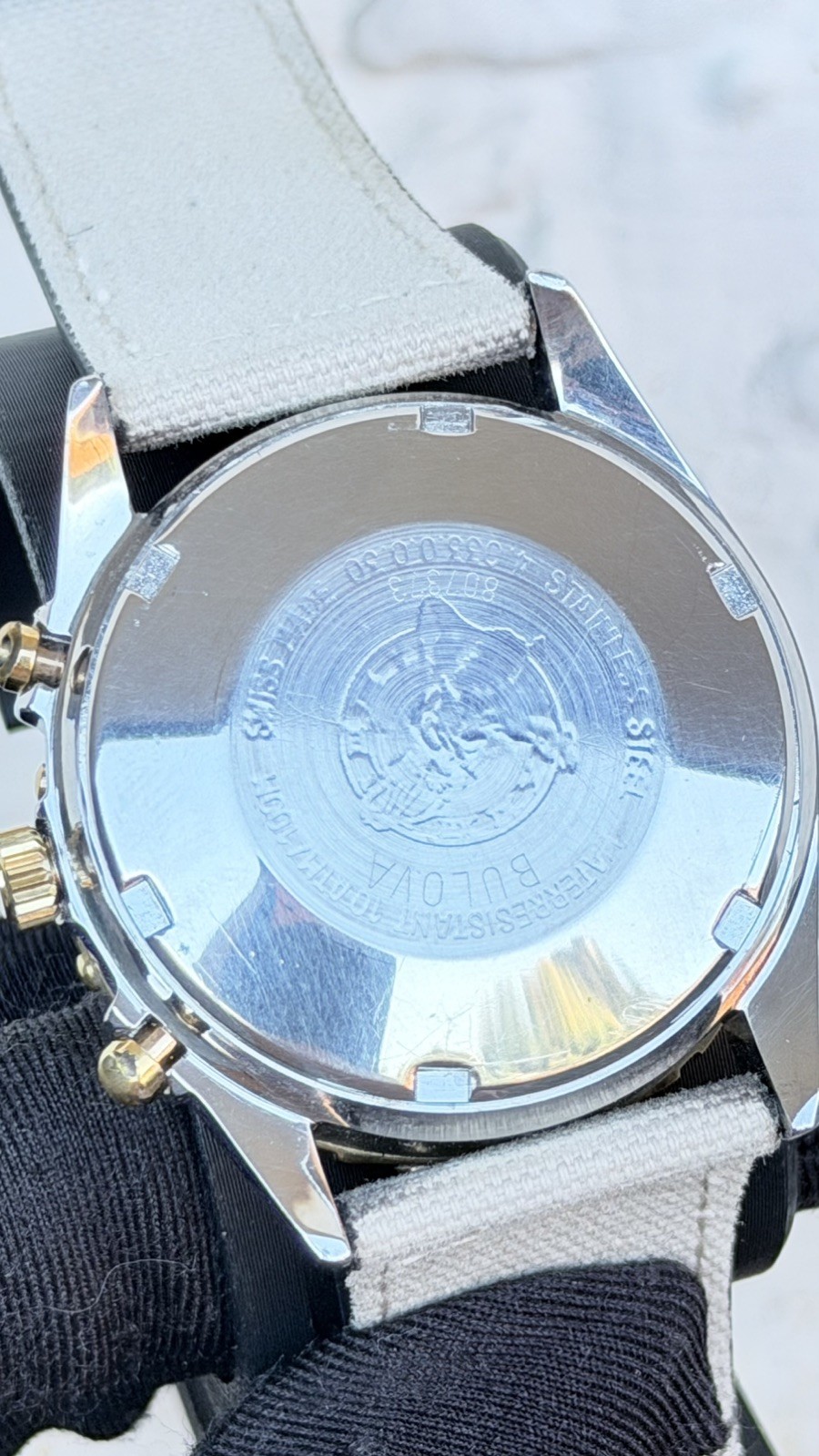Bulova Valjoux 7750 39mm Automatic Chronograph Steel Bezel