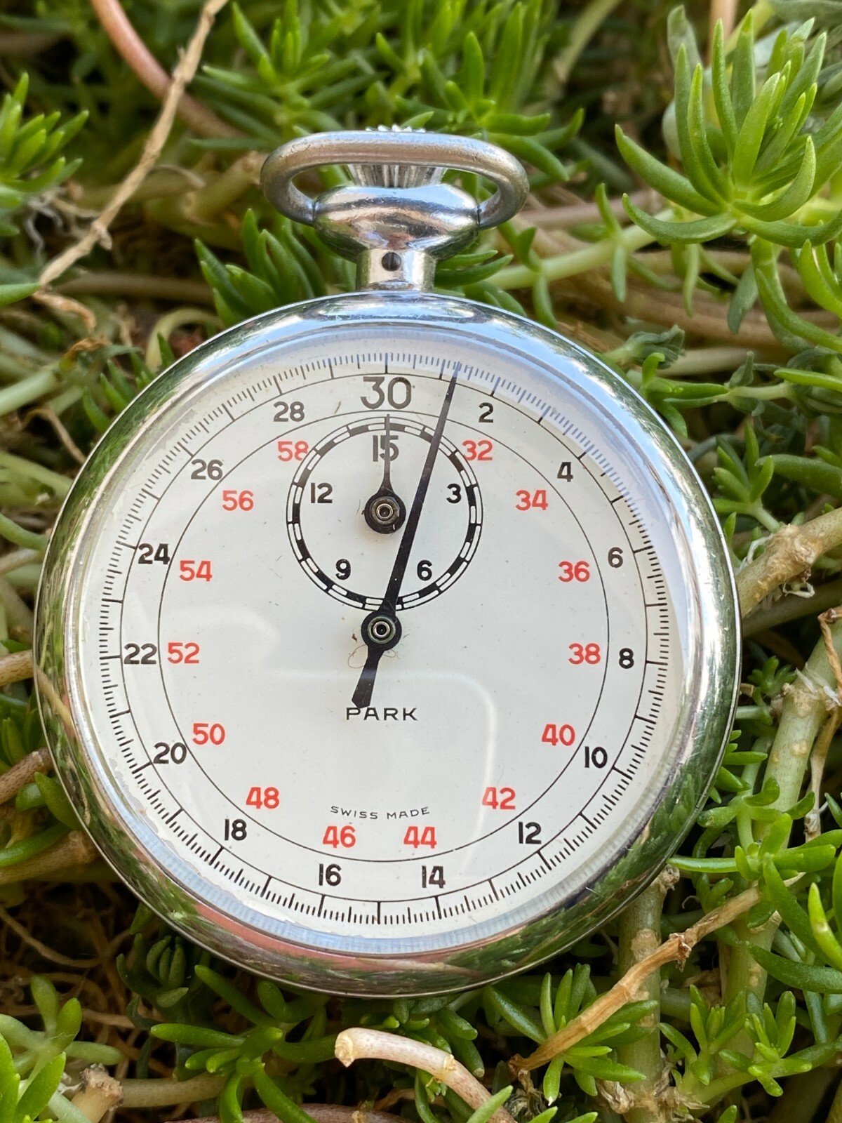 STOPWATCH PARK MANUAL 3-68 JB YEARS 1960 SWISS MADE IN EXCELLENT CONDITION