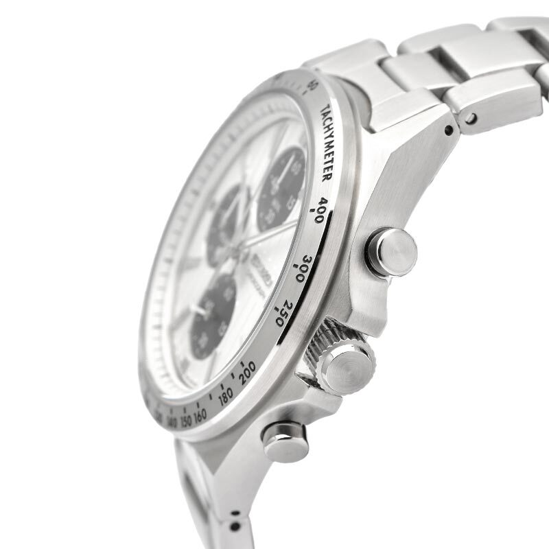 SEIKO SELECTION SBTR039 Stainless Steel Chronograph Quartz Watch 41mm Men’s