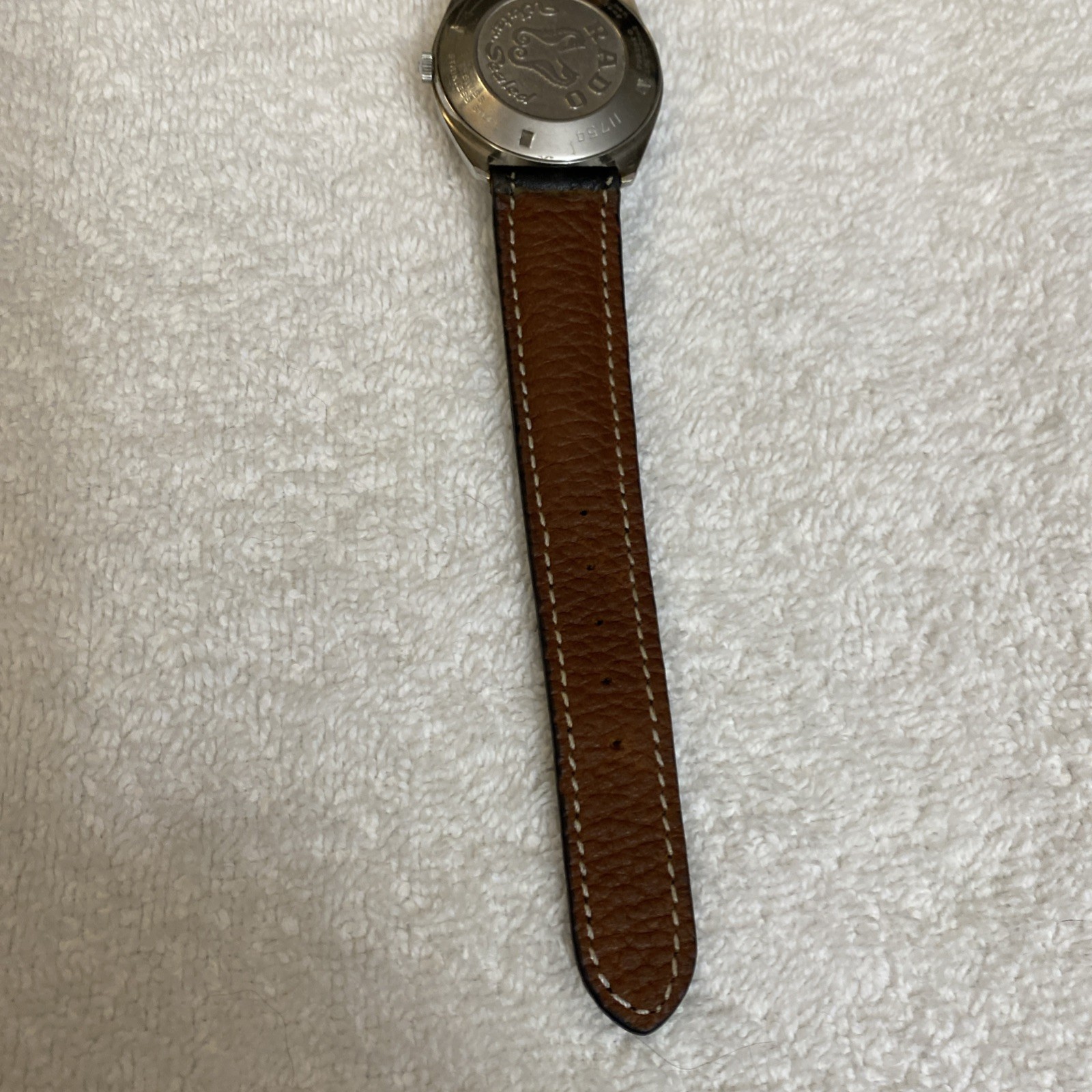 ***Vintage Rare Swiss Rado Men Wristwatch Daymaster 30 Stainless Steel Date Days