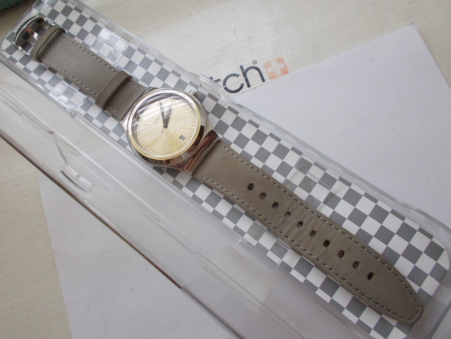 IRONY AUTOMATIC SISTEM51 SWATCH ” SISTEM SAND ” EXCELLENT BOX WOW L@@K RARE