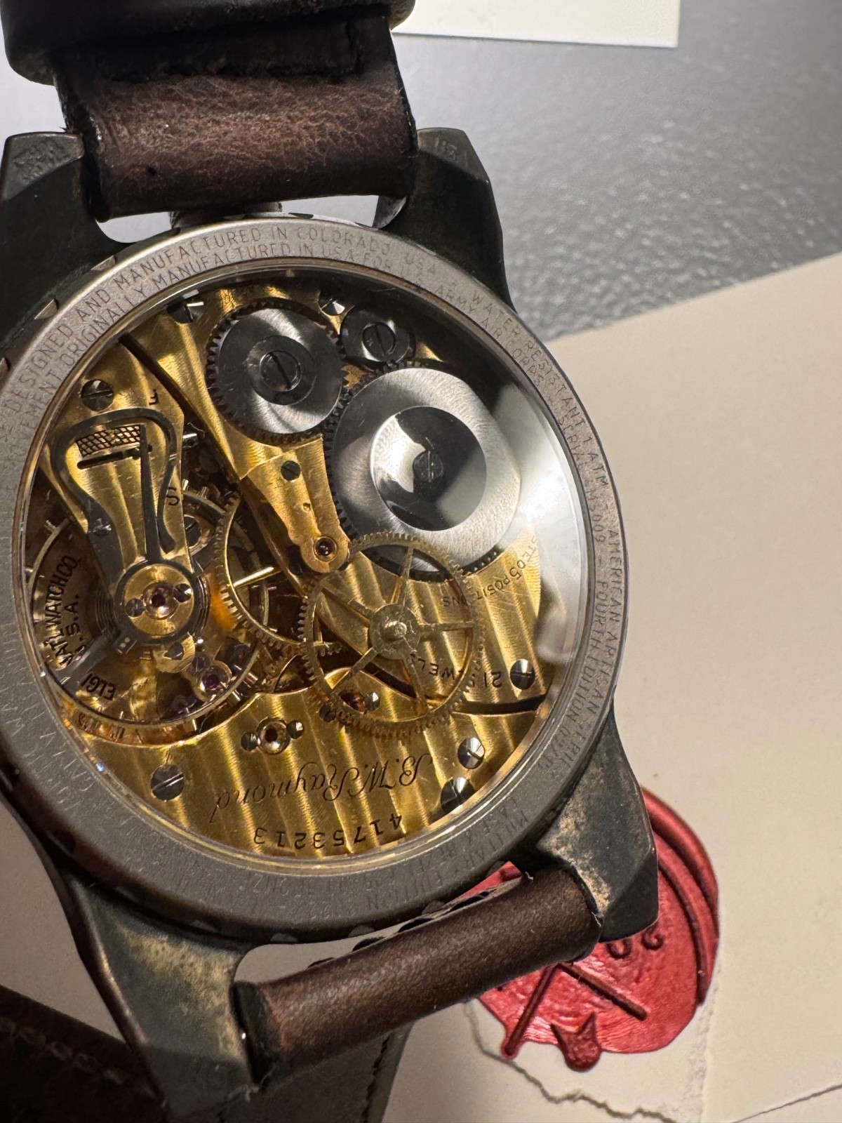 Vortic Watch Elgin GCT 1of15conversion pocketwatch